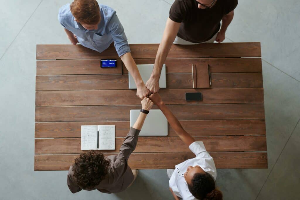 business owners celebrating their successful application for innovative-funding