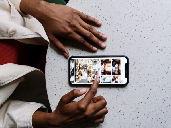Small business owner capturing short attention spans and stopping the scroll of customers