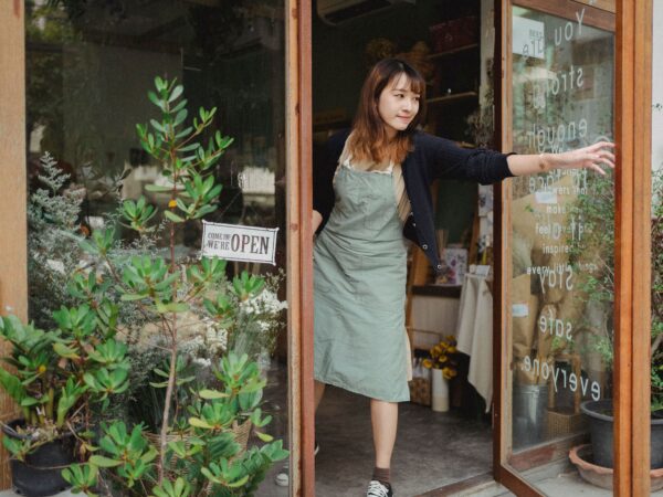 A business owner leading her business into the next chapter