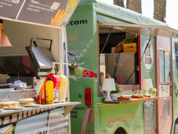 World Food Truck Festival in the small town