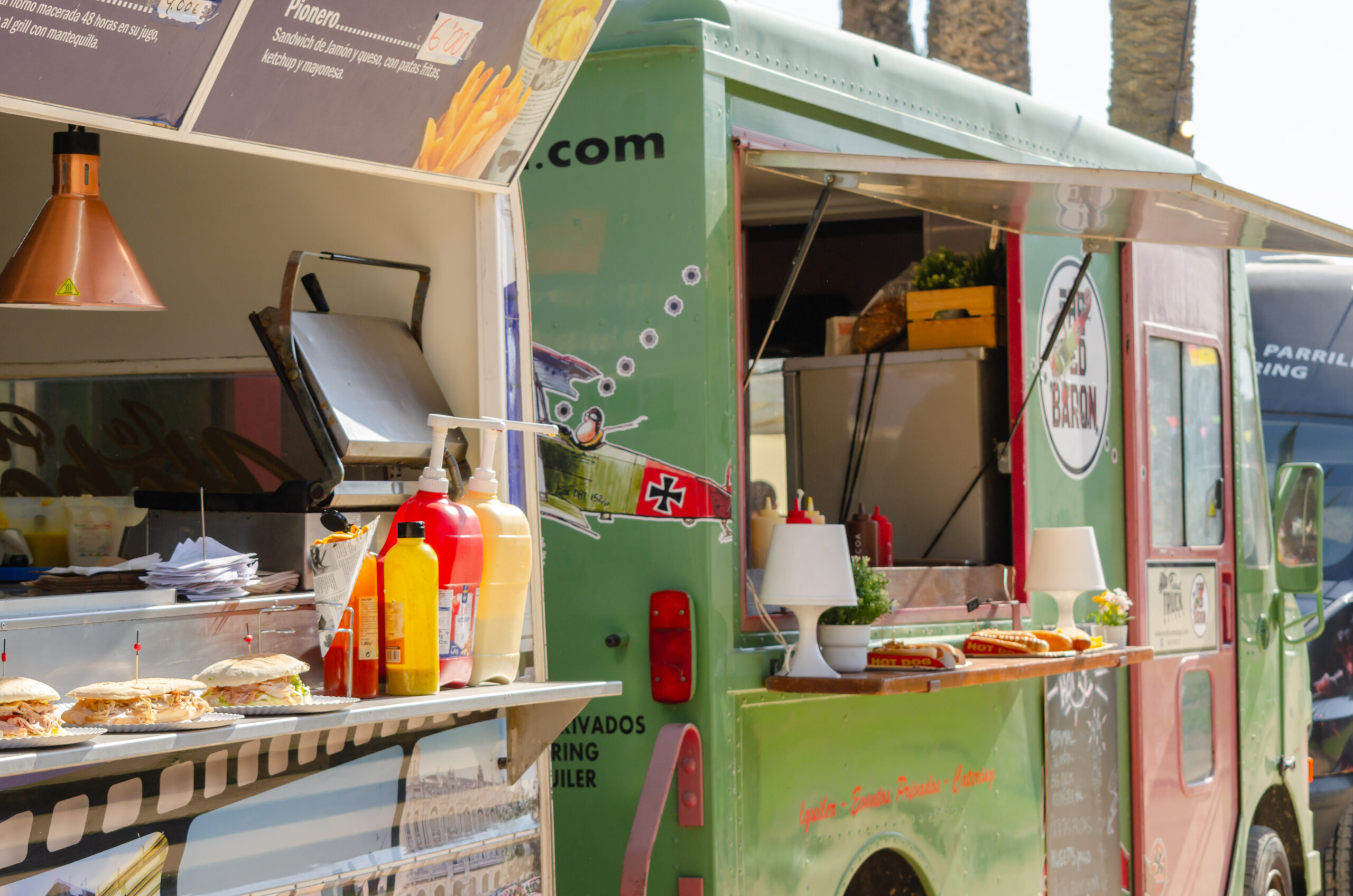 World Food Truck Festival in the small town